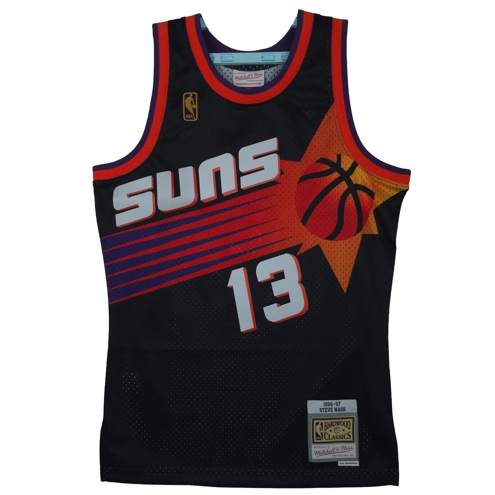 Steve Nash Phoenix Suns Mitchell & Ness NBA‎ Small Jersey 1996-97 Black #13 NWT